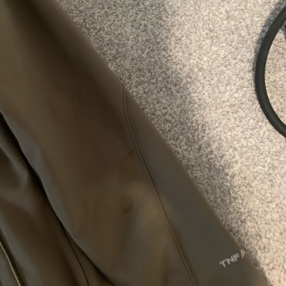 Olive North Face Zip Up Shell Jacket - image 2